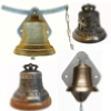 customized bronze bell for gate gift
