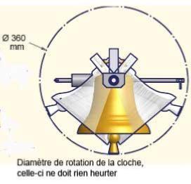 Cloche Contemporaine Ø18cm - 6kg