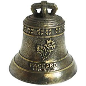 Bronze bell to offer as an original personalized gift for a wedding