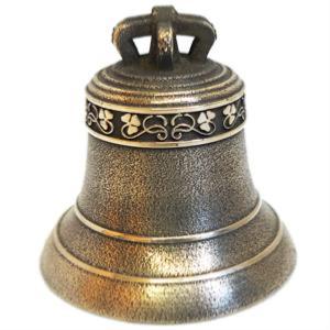 Decoration of a bronze bell with a trefoil frieze